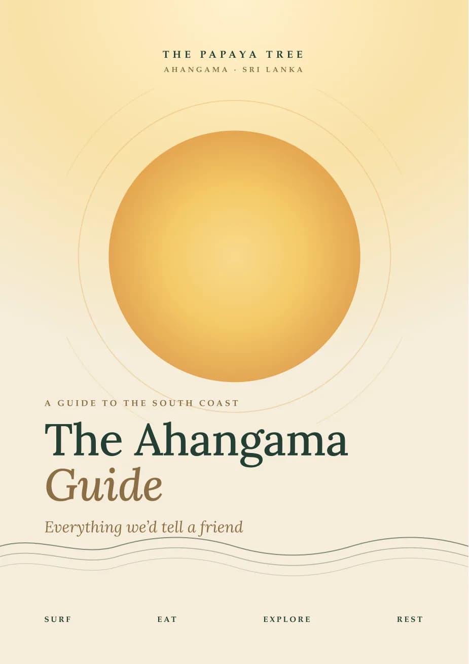 Cover of The Ahangama Guide by The Papaya Tree